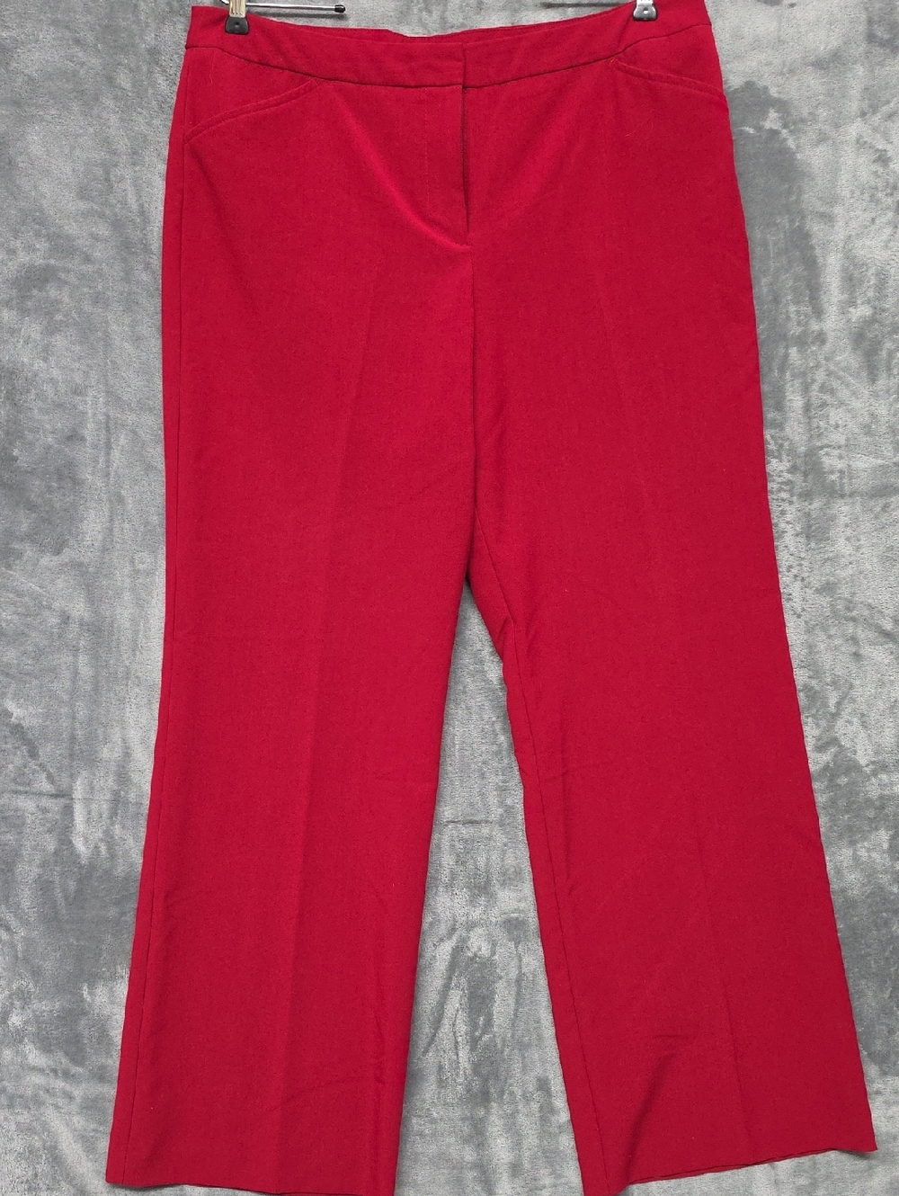Nicole Miller Wide-Leg Pants in Bright Red sz 14